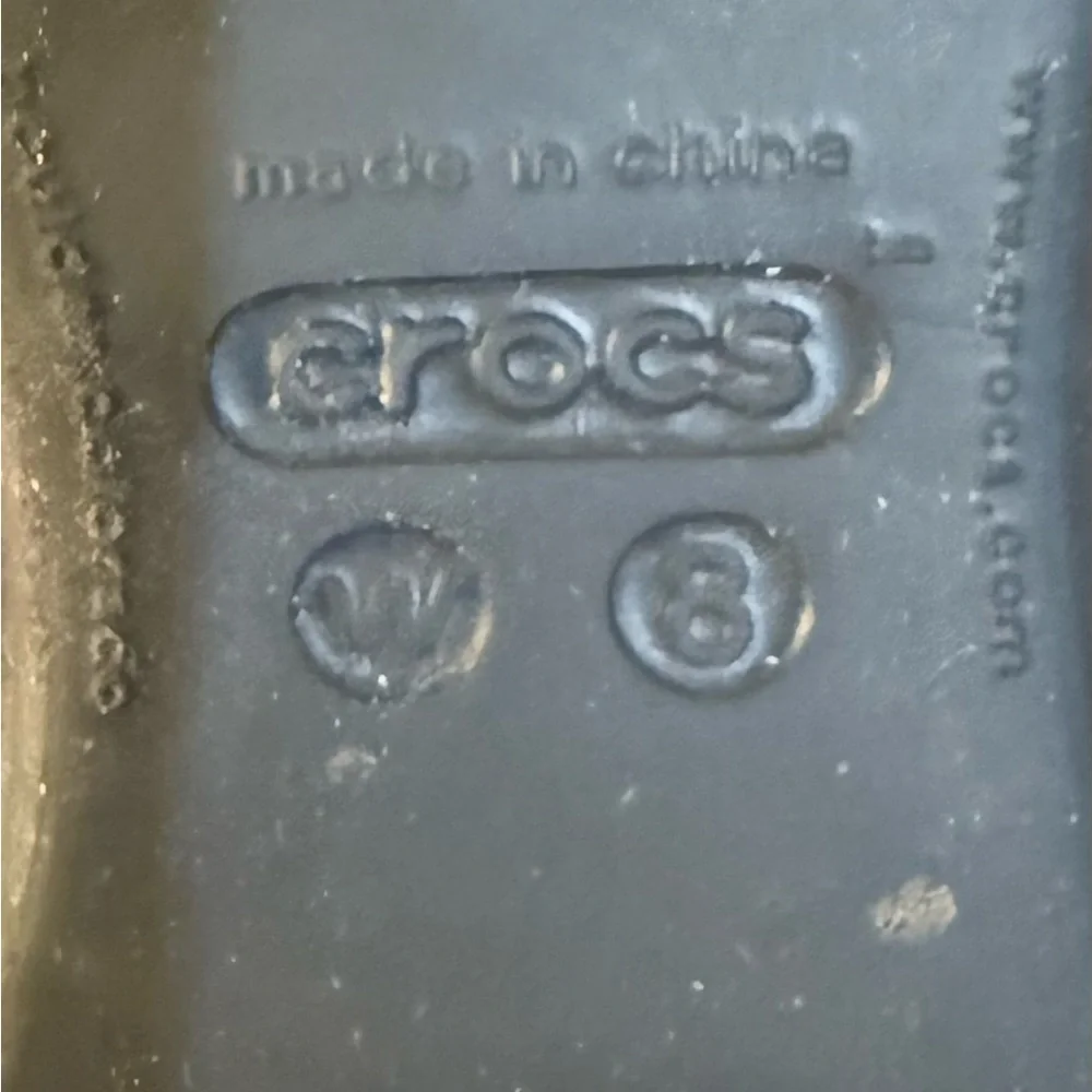 CROCS Gianna Black Ballet Flats Women’s Size 8